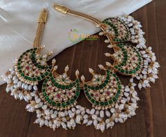 Exquisite Kundan Jadau Chandbali Neckpiece -J128