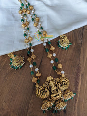 Exquisite Lakshmi Malai -Emerald Temple Malai-G2088