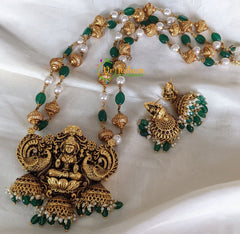 Exquisite Lakshmi Malai -Emerald Temple Malai-G2088