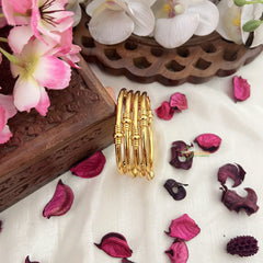 Vriksham Gold Look Alike Kada Style Daily Wear Bangles -G18015