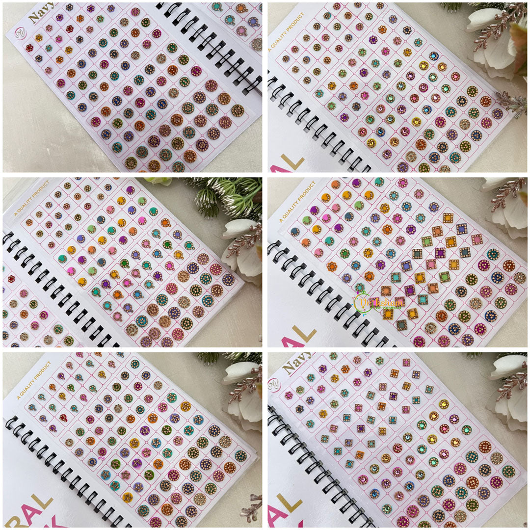 Vriksham LCT Stone Pestal Fancy Bindi Book(D NO 576A1)-BB265