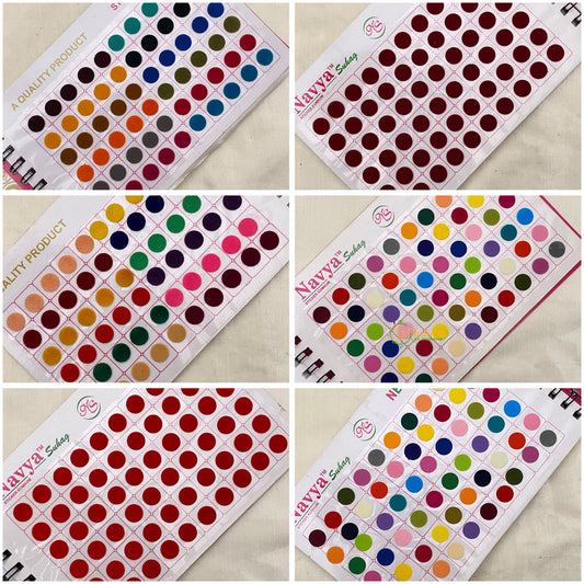 Vriksham 54 Color Bindi Book (360 Bindi/Size 4.5)-BB181