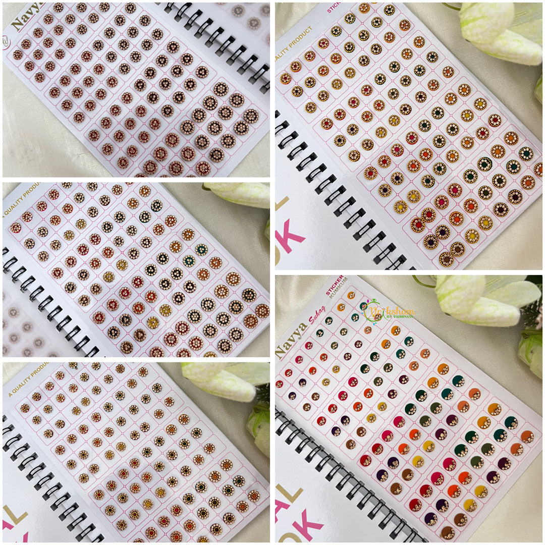 Vriksham 480 Bindi LCT Stone Fancy K Bindi Book-BB243