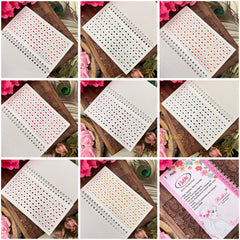 Vriksham Vidhi Sticker Kumkum Spiral Bindi Book( 1 Pari )-BB3563