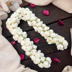 Vriksham Classic like Mullai Poo Gajra Flower Accessories With Hair Clip-KH1259