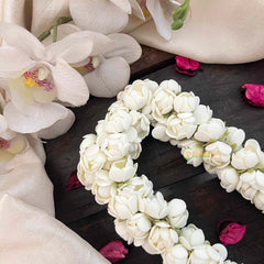 Vriksham Classic like Mullai Poo Gajra Flower Accessories With Hair Clip-KH1259