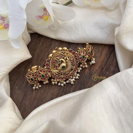 Premium Gold Look Alike Hair clip-Peacock-G15361