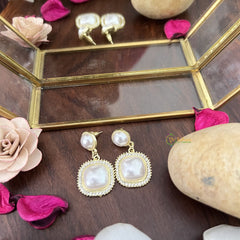 Vriksham Elegant Cubic Pearl Moti AD Stone Earring-G17727
