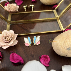Vriksham Elegant Colorful Butterfly Stud Earring-G17725