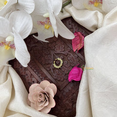 Vriksham Charulata – Floral Septum Ring-2 Red & White-G20024