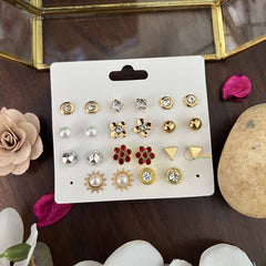 Vriksham 11 Pairs Combo Earrings Set-G17723