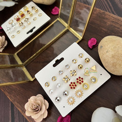 Vriksham 11 Pairs Combo Earrings Set-G17723
