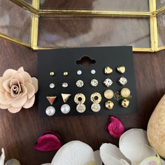Vriksham 12 Pairs Combo Earrings Set-G17720
