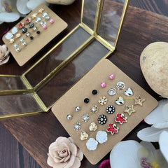 Vriksham 12 Pairs Combo Earrings Set-G17718