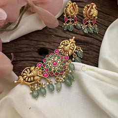 Gold Look Alike Floral Kundan Jadau Choker -Bead- J2122