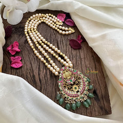 2 Layered Beaded Jadau Kundan Mala-J2515