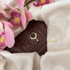 Vriksham Classic White Round Septum Ring-White-Pearls-G21330