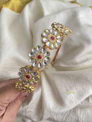 Gold Alike White Flower Head band - G11452
