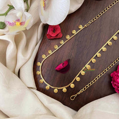 Vriksham Classic Gold-Plated Floral Cutwork Hip Chain-G21334