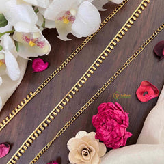 Vriksham unique motifs Gold Plated Style Hip Chain-G21337