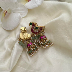 Jadau Kundan Swan Jhumka-J2501