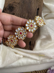 Gold Alike White Flower Head band - G11452