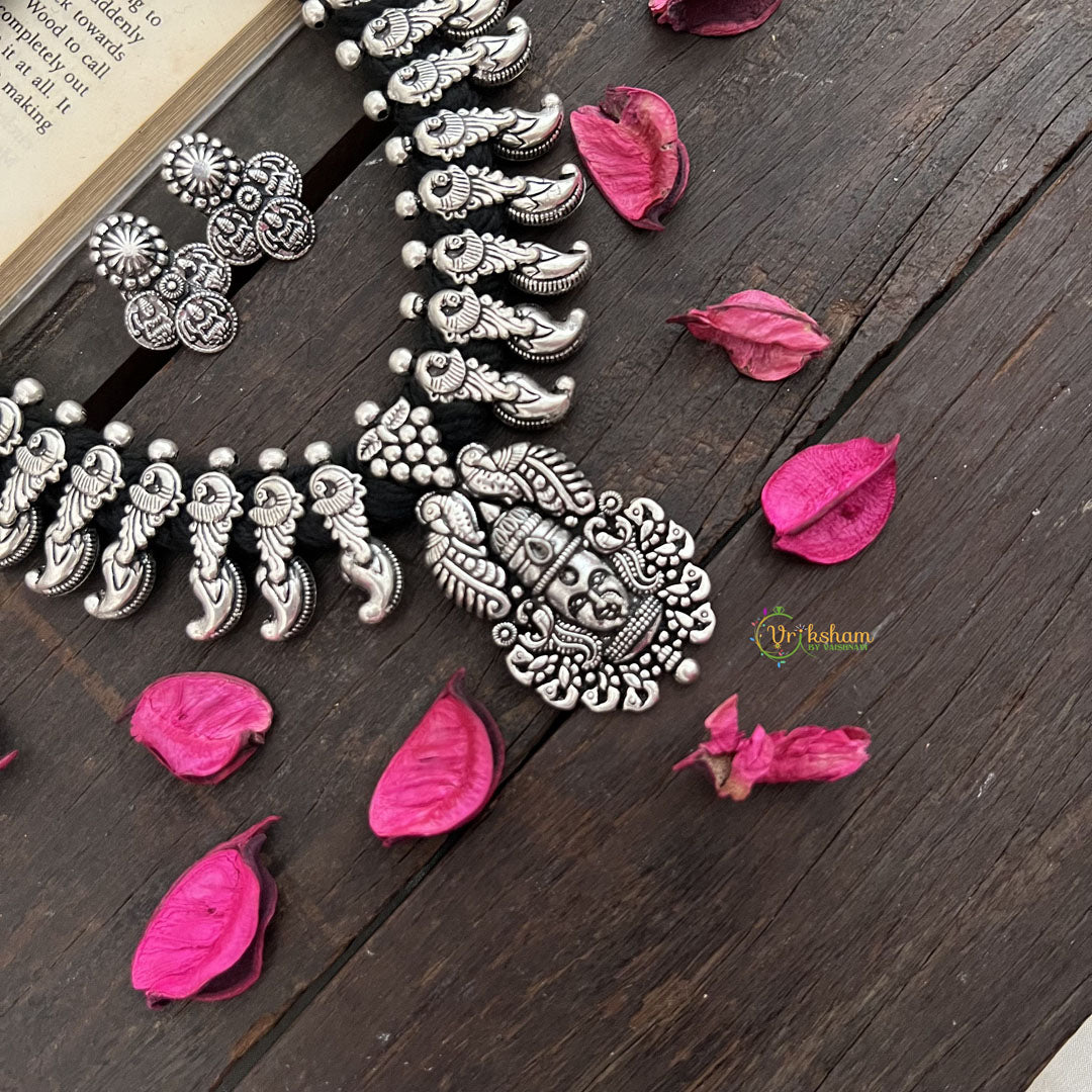Vriksham Premium Kolhapuri Balaji With Black Thread Neckpiece-S949