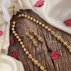 Vriksham Royal Golden Grace Beaded Neckpiece-G20646