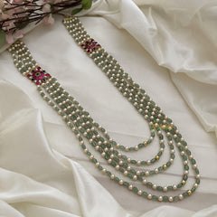 3 Layered Beaded Jadau Kundan Mala-J2513