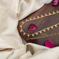 Vriksham Classic Temple Champ Gold-Finished Hip Chain-G21353