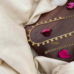 Vriksham Infinity Round Champ Gold-Finished Hip Chain-G21355