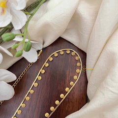 Vriksham Infinity Round Champ Gold-Finished Hip Chain-G21355