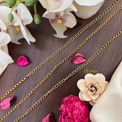 Vriksham Simple Gold-Finished Chain Style Hip Chain-G21358