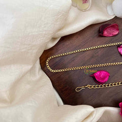 Vriksham Antique Dock Lock Gold-Finished Chain Style Hip Chain-G21359