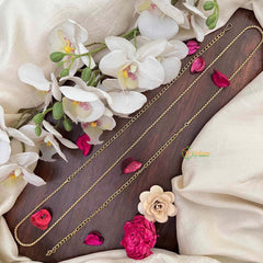 Vriksham Classic  Interlock Gold-Plated Chain Style Hip Chain-G21366