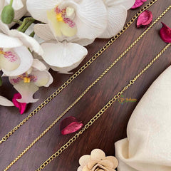 Vriksham Classic  Interlock Gold-Plated Chain Style Hip Chain-G21366