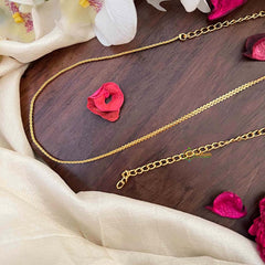 Vriksham Minimalist Gold-Plated Chain Style Hip Chain-G21365