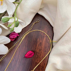 Vriksham Minimalist Gold-Plated Chain Style Hip Chain-G21365