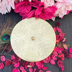 Vriksham Elegant Small Size Metal Masala Dabba-RG21371