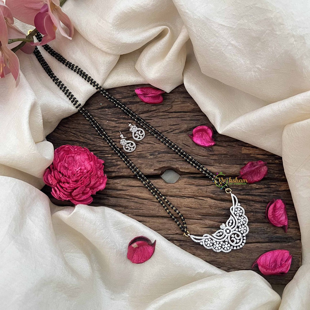 Vriksham Forever Shine Floral AD  Stone Mangalsutra-G20634