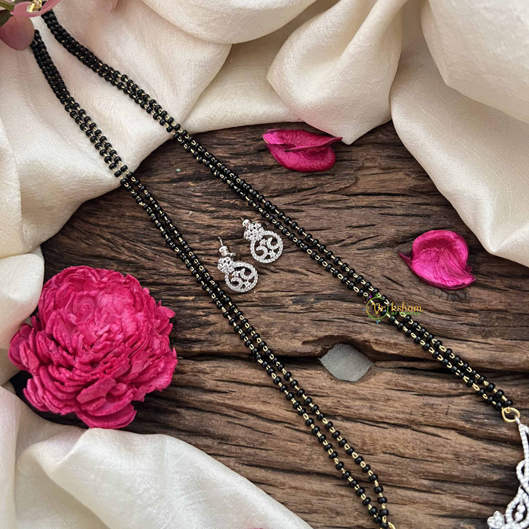 Vriksham Forever Shine Floral AD  Stone Mangalsutra-G20634
