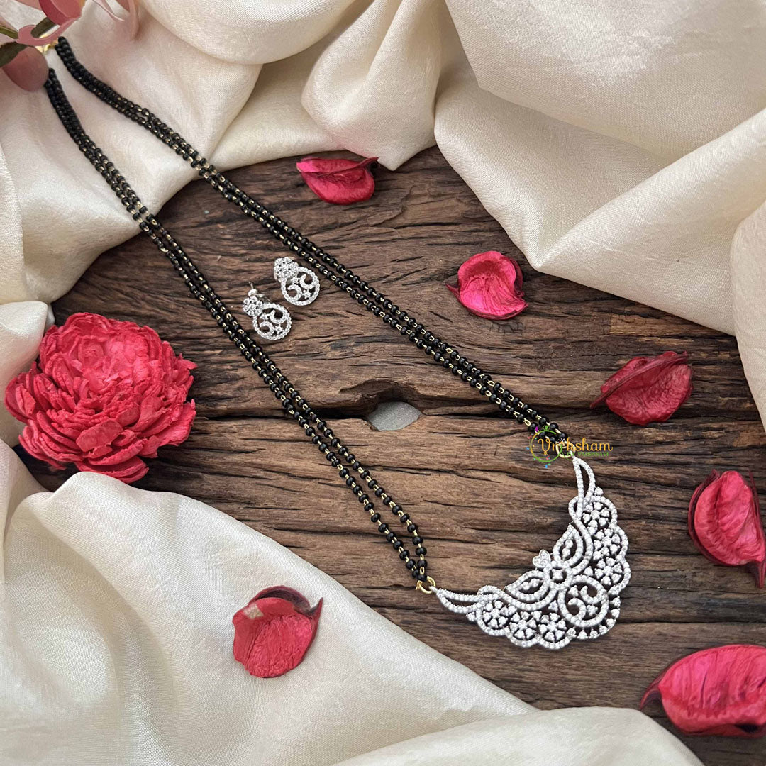 Vriksham Forever Shine Floral AD  Stone Mangalsutra-G20634