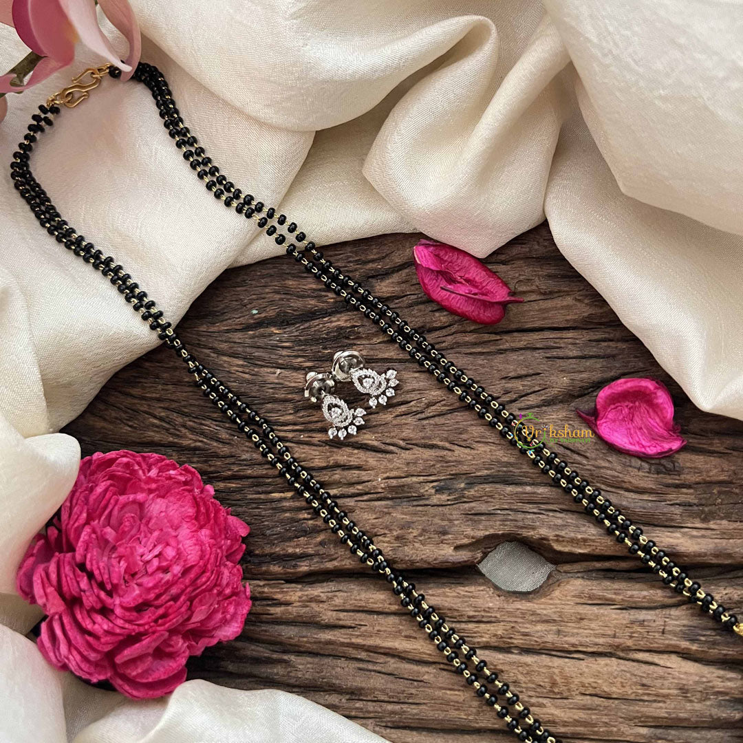 Vriksham Celestial Charm Vows AD  Stone Mangalsutra-G20635