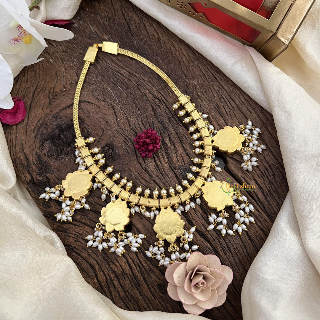Precious Jadau Kundan Guttapusalu Neckpiece-J2467