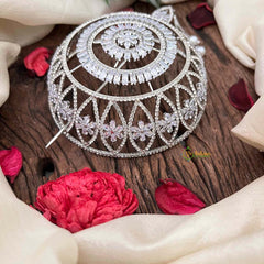 Vriksham Bollywood Style Hair Ornament CZ Stone Hair Bun Cage Accessory-BH1256
