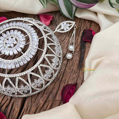 Vriksham Bollywood Style Hair Ornament CZ Stone Hair Bun Cage Accessory-BH1256