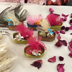 Vriksham Haldi Kumkum Basket-Pack Of 6-Return Gif-RG235