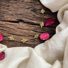 Vriksham Golden Look 5 Butterfly Pendant Invisible Chain-G20604