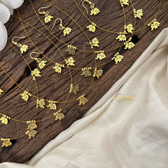 Vriksham Golden Elephant Charms Invisible Pendant Chain-6 pieces Set-Return Gif-RG218