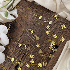 Vriksham Golden Elephant Charms Invisible Pendant Chain-6 pieces Set-Return Gif-RG218